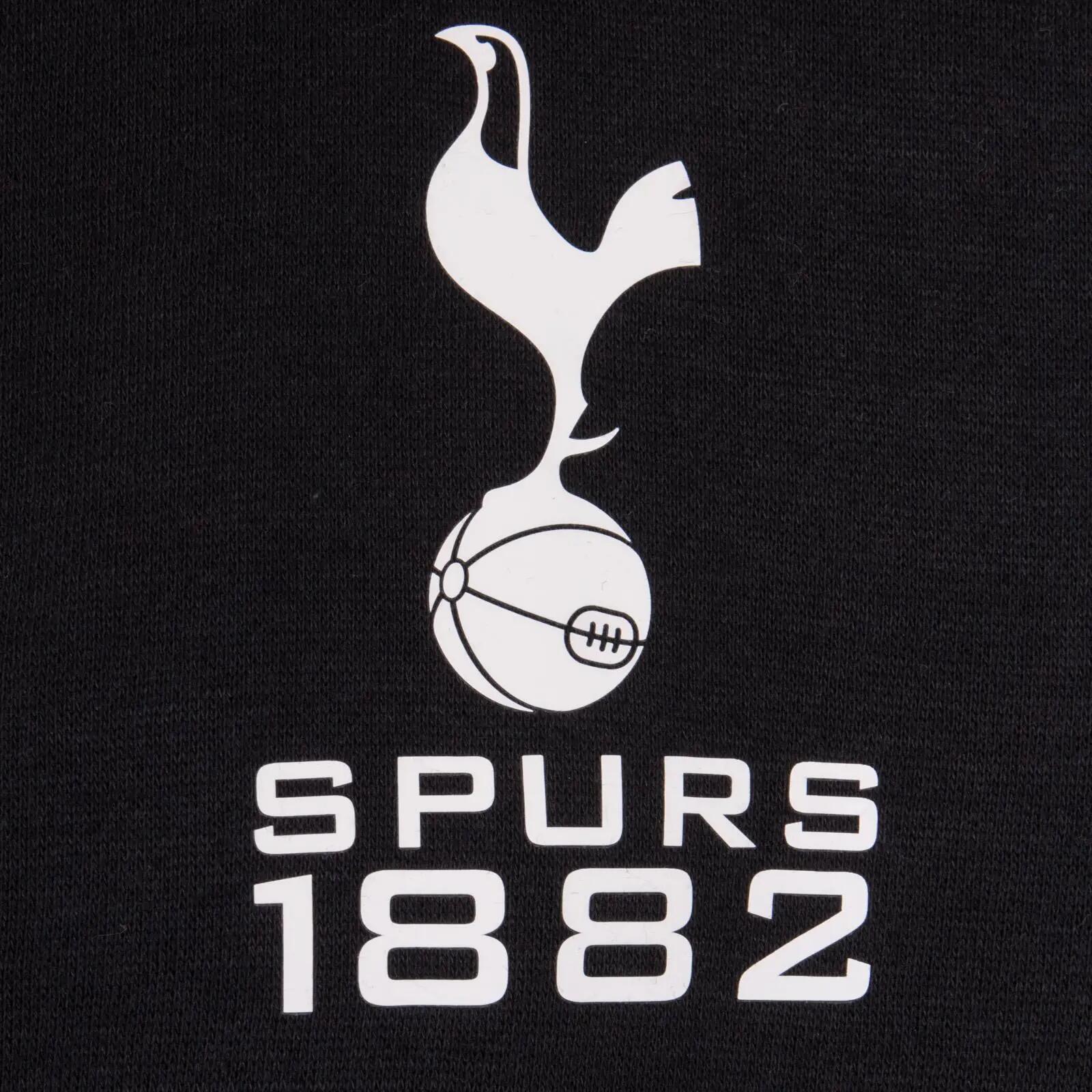 Felpa Con Cappuccio E Zip Intera Pile Ragazzi Tottenham Hotspur FC Nero 2/4