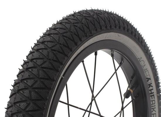 Opona BMX KHE ACME 14 cali x 2,125 cala czarny / szary