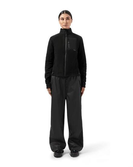 Damen Fleece Cardigan leichte Fleecejacke als Zwischenschicht