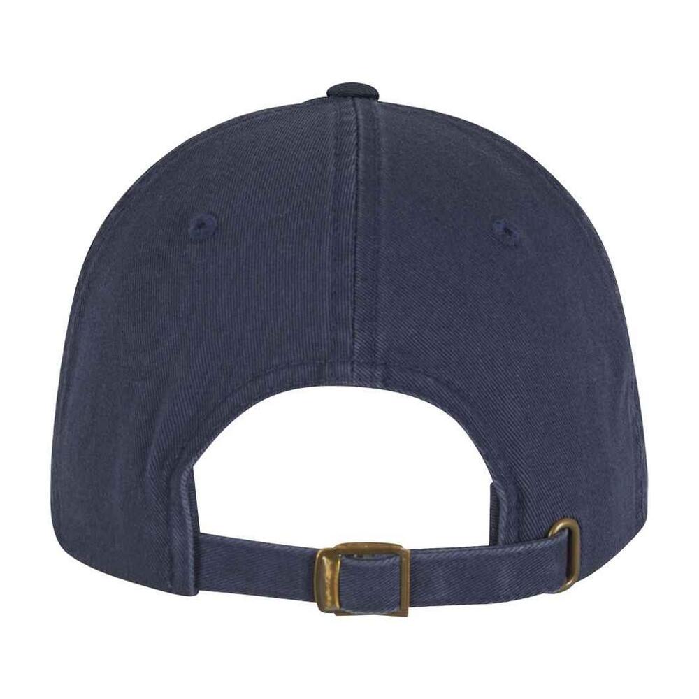 Cappellino Da Baseball Indumento Lavato Basso Profilo Flexfit Blu Navy 2/3
