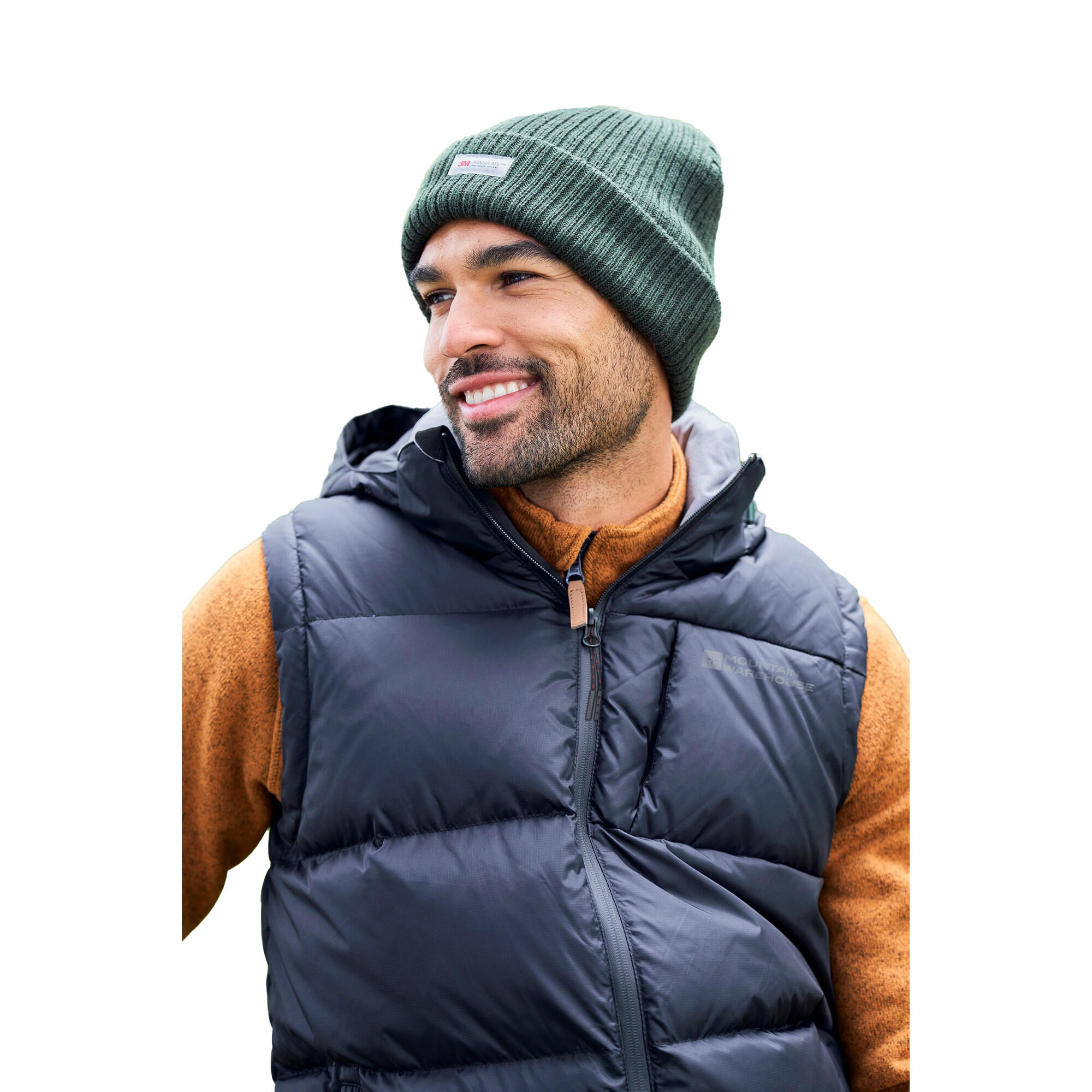 MOUNTAIN WAREHOUSE Mens Knitted Thinsulate Beanie (Green)
