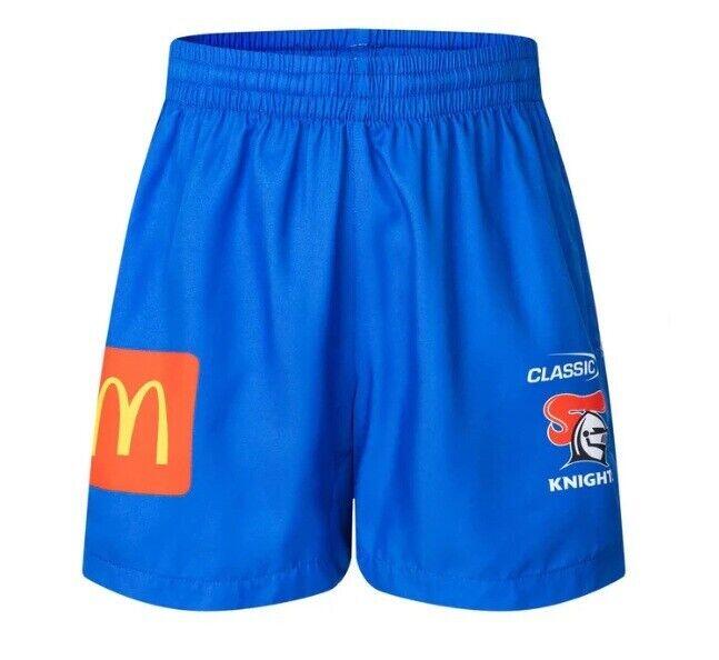 NRL 2025 Performance Gym Shorts - Newcastle Knights - Kids - YOUTH - CLASSIC