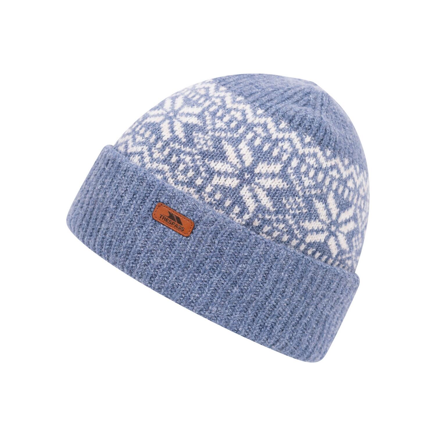 Bonnet Motif/style Festif KAILER Adulte (Ton Bleu) 3/4