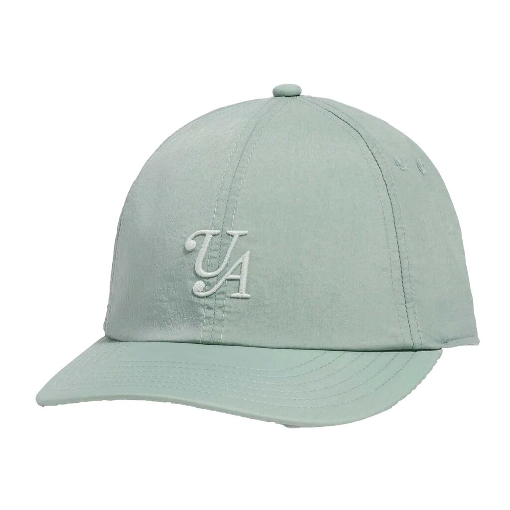 Essential Adjustable Nylon Mid Profile Baseball Cap (Green)