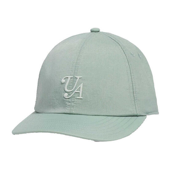 Essential Verstelbare Nylon Midprofiel Baseball Cap (Groen)