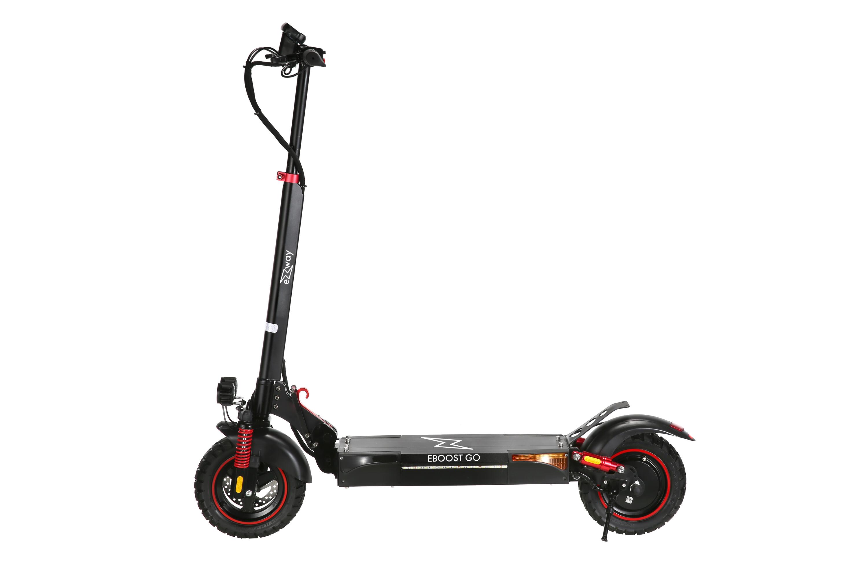 EBOOST GO elektrische scooter 25 km/u, 40 km bereik, 48V 20Ah accu, dubbele schi 3/7