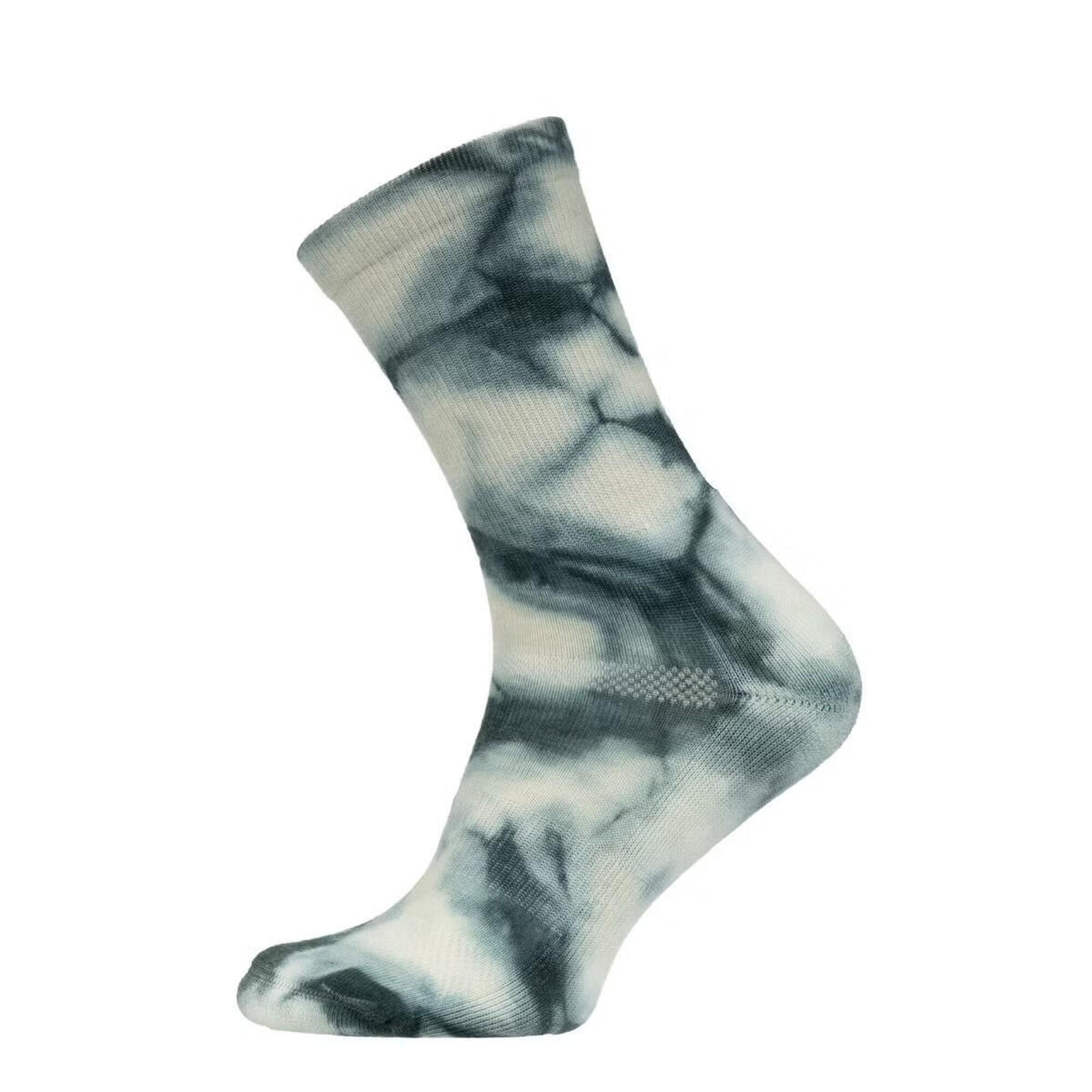 NA GIEAN Turistické ponožky Medium Weight Tie-Dyed Crew