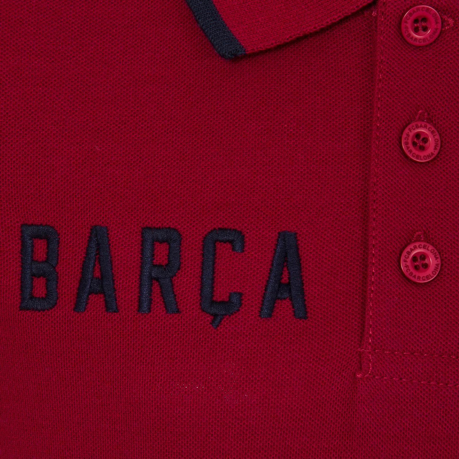 Poloshirt für Jungen Rot 3/4