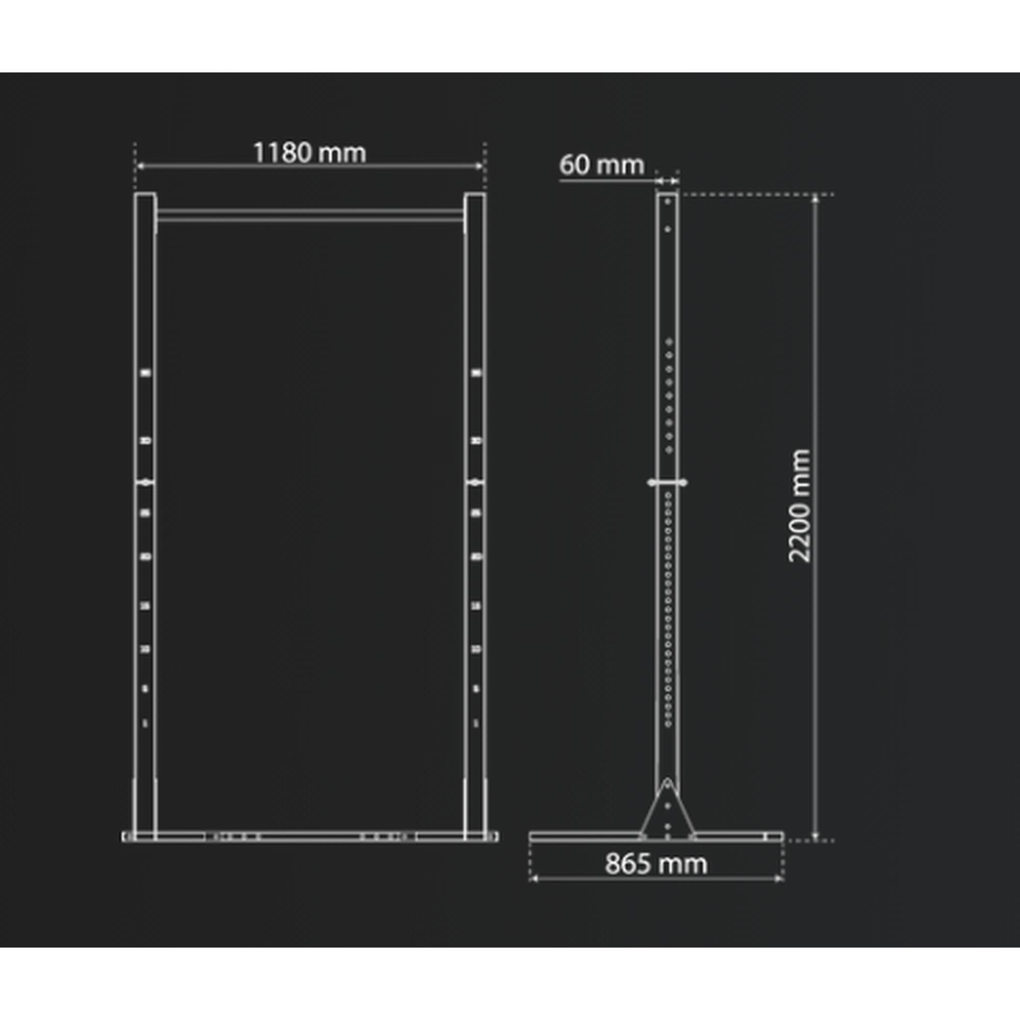 Set K-SPORT KSG006 Black Pro, Banca + Rack, 350kg