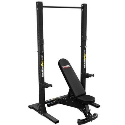 Squat rack set met verstelbare gewichtsbank