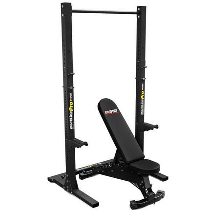 Squat rack set met verstelbare gewichtsbank