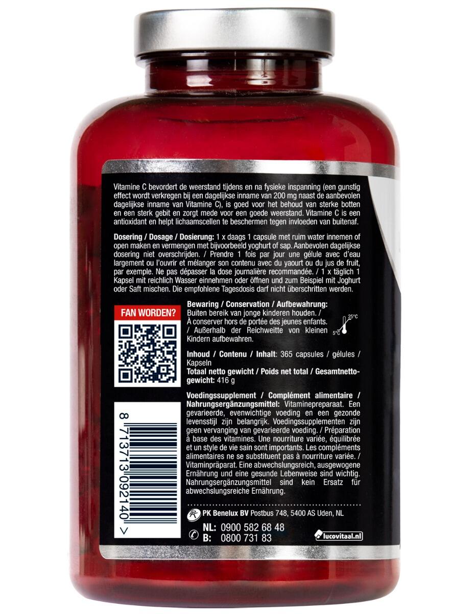 Lucovitaal Super Vitamine C 1000 mg 365 Capsules 3/5
