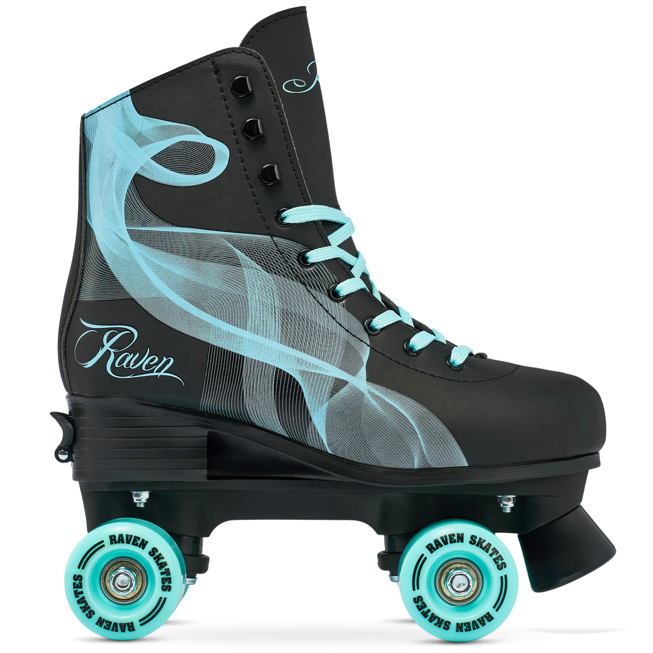 Classic verstelbare rolschaatsen Serena Zwart/Mint 3/5