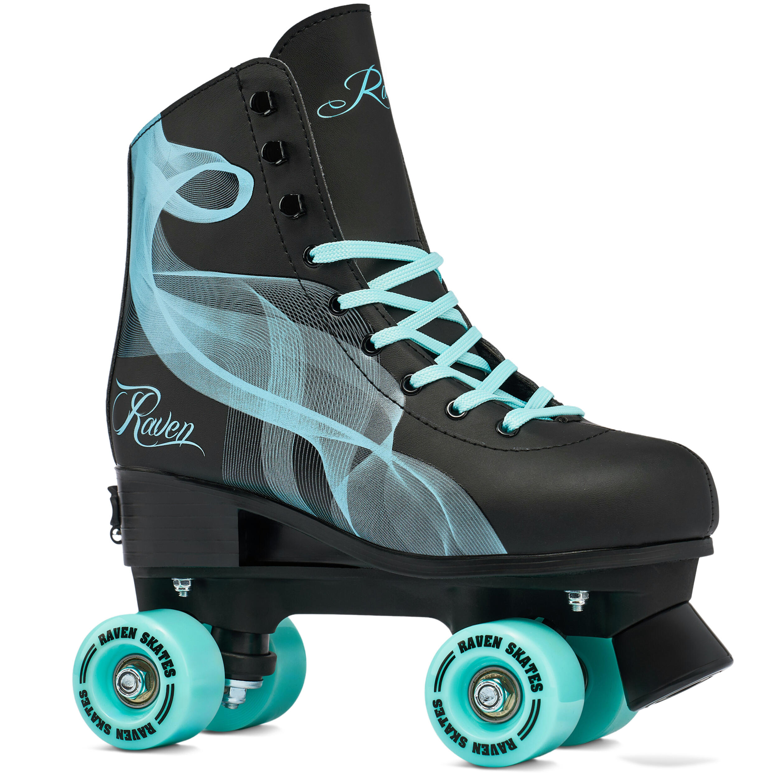Classic verstelbare rolschaatsen Serena Zwart/Mint 2/5