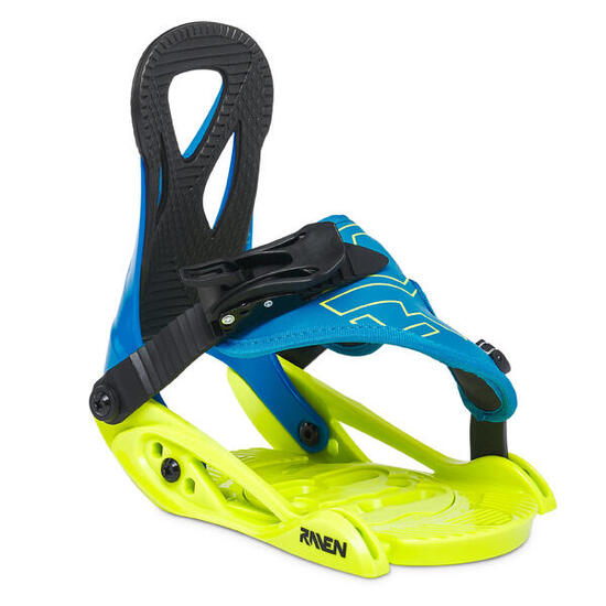 Attacchi da snowboard s160 Junior Blu/Lime