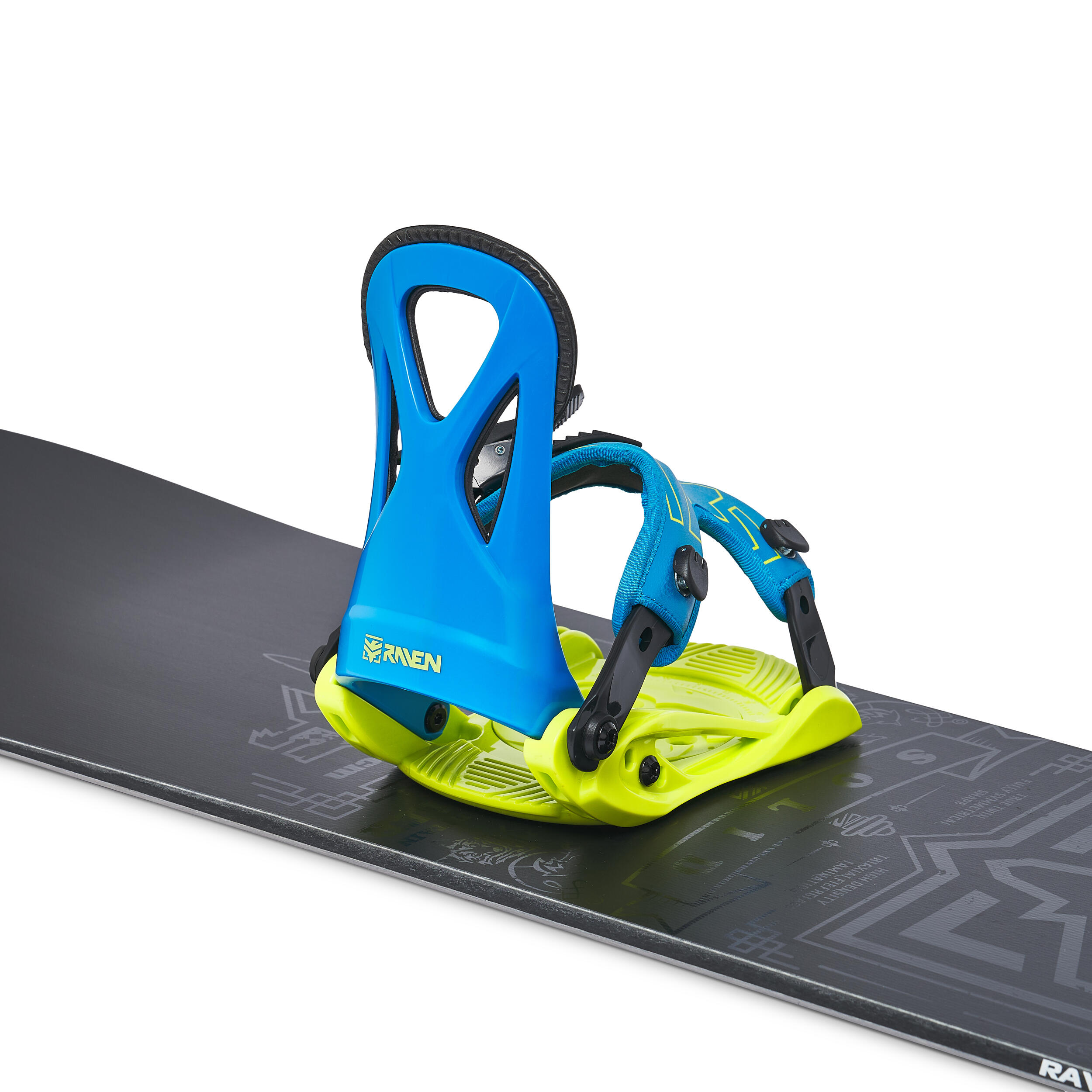 Snowboard Bindingen s160 Junior Blauw/Lime 4/6