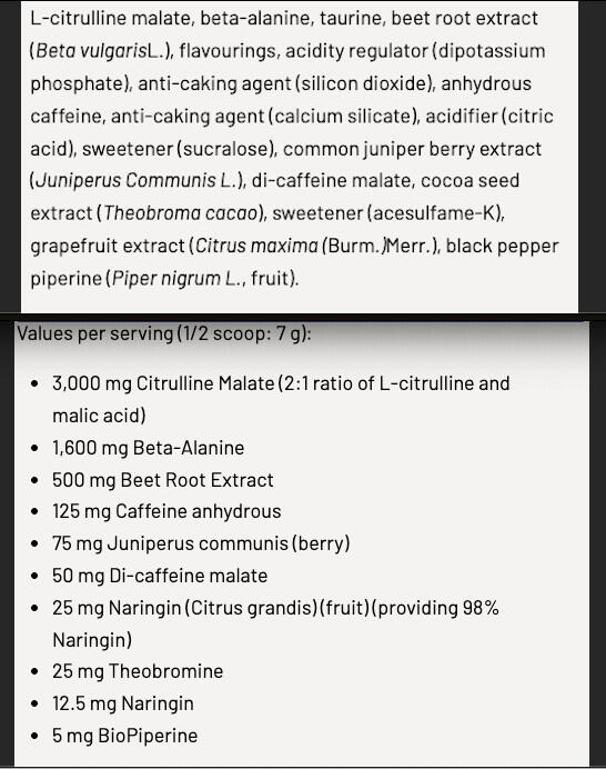 Pre-workout - Total War - Framboise Bleue 420g 3/3