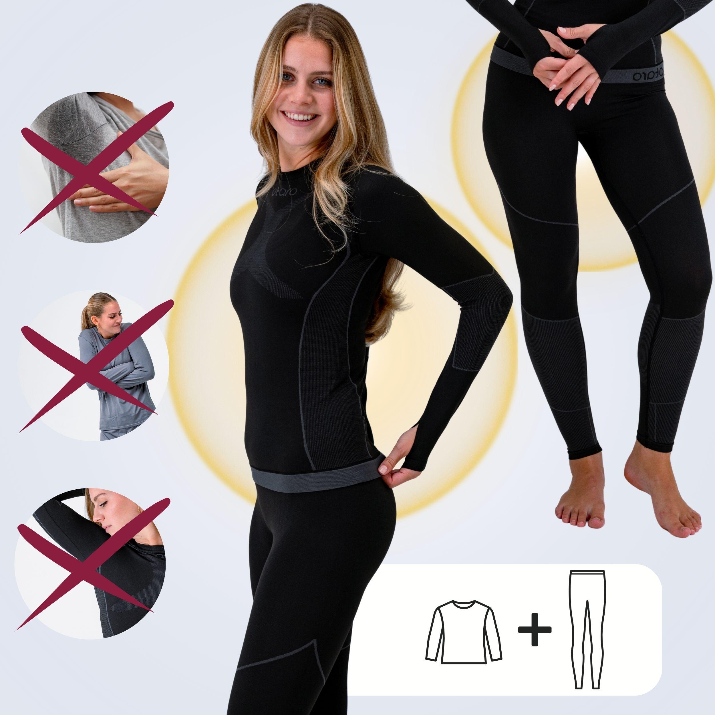 Ensemble sous-vêtement thermique femme - Seamless : Haut + Bas 2/7