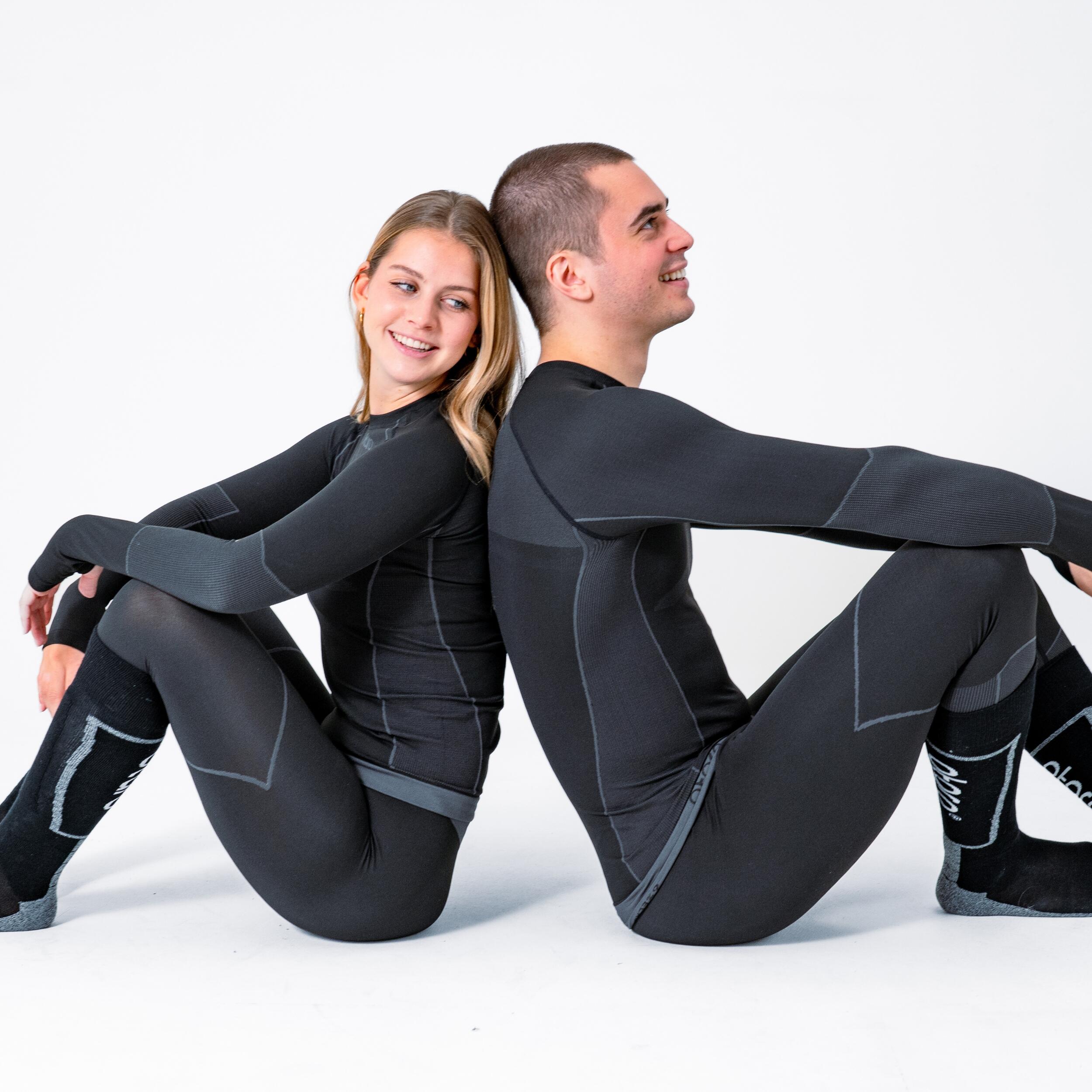flintronic Intimo Termico da Uomo, Set Intimo Termico Invernale da