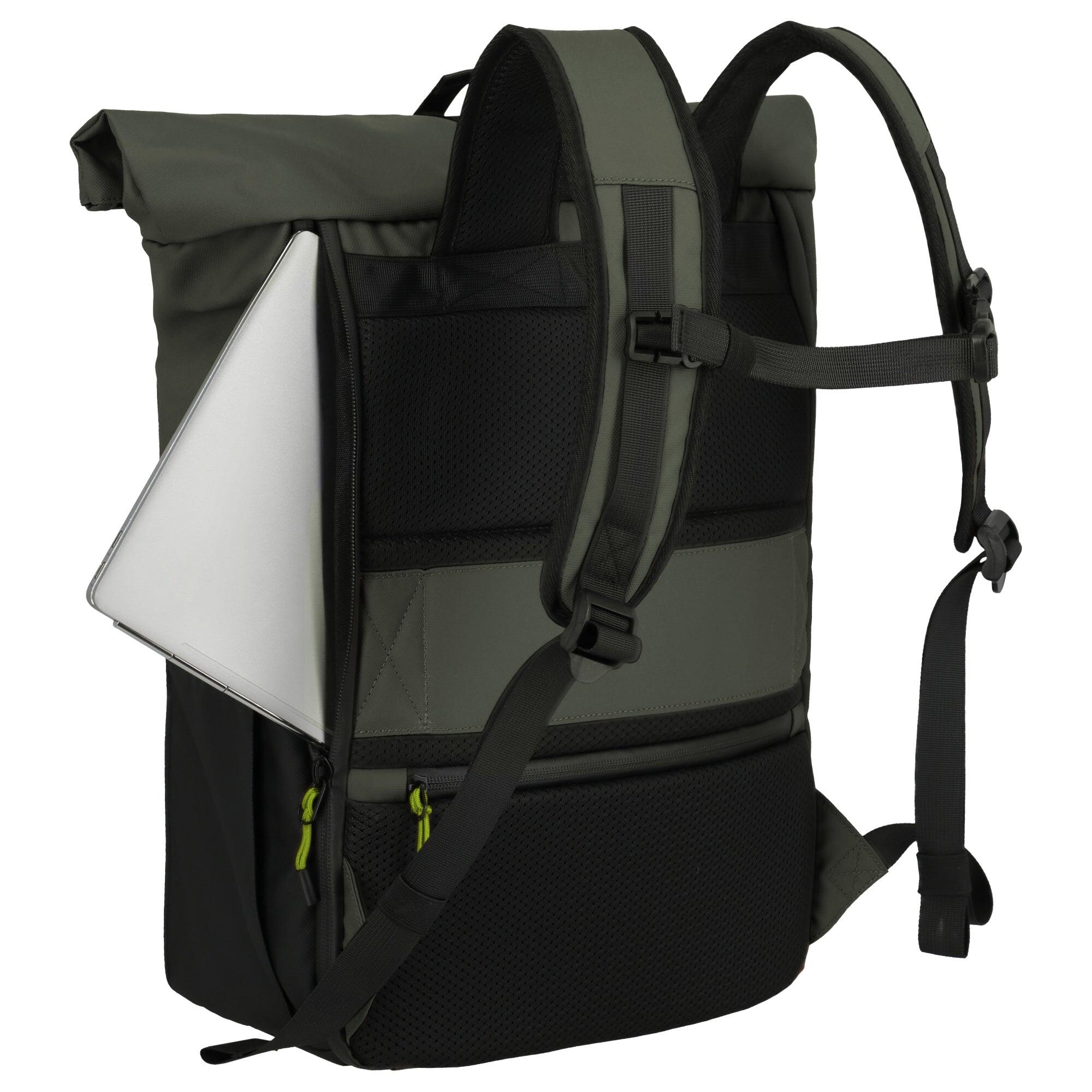 BRIIZE Backpack M Roll-up, Khaki 7/7