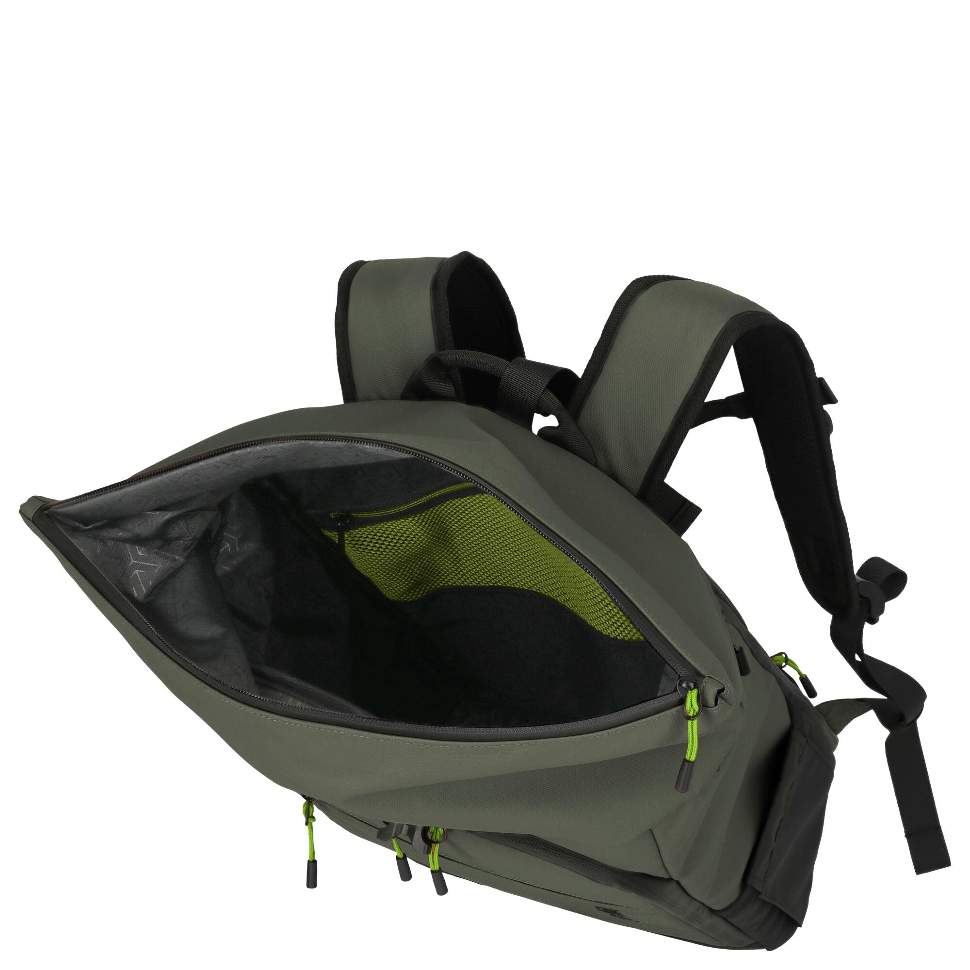 BRIIZE Backpack M Roll-up, Khaki 4/7