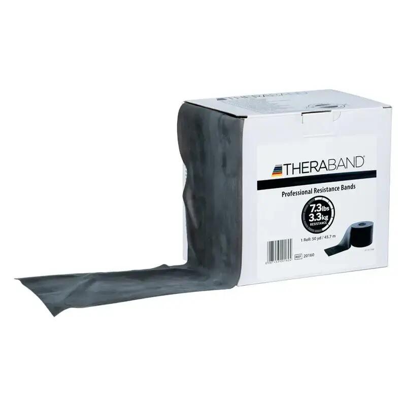 TheraBand Roll Band 45.5 m Latex Black