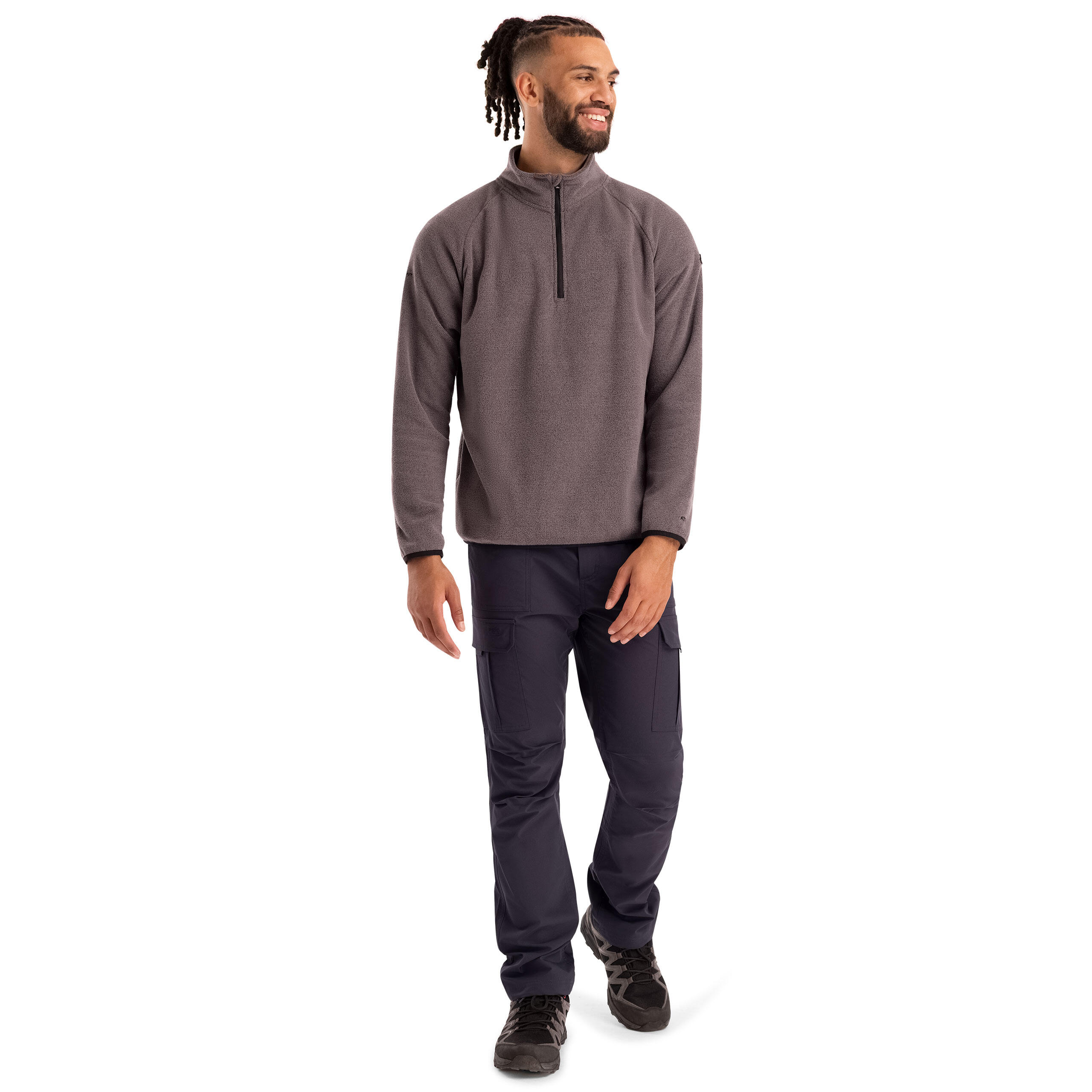 Trespass Wetherill - Male Fleece At200 Mid Grey 2/5