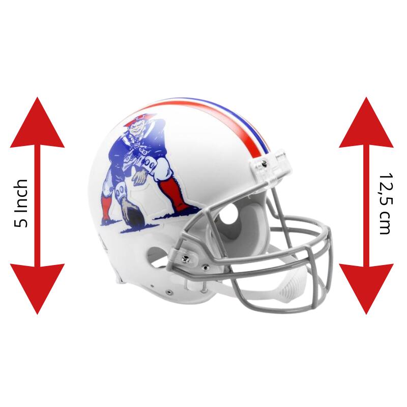 Riddell VSR4 Throwback Mini Helmet Club Patriots Fanzone 2/2