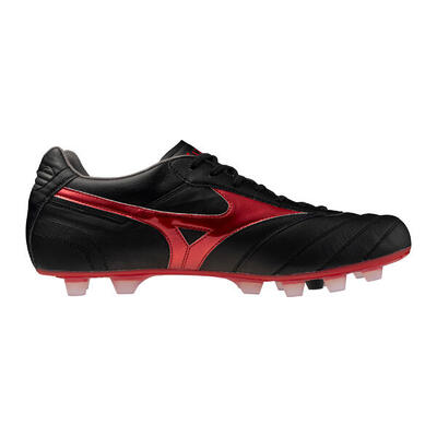 Voetbalschoenen mizuno morelia ii elite zwart en rood