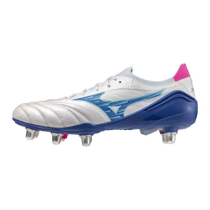 Mizuno Morelia Neo IV B Elite SI Studded Boots Blanc et bleu