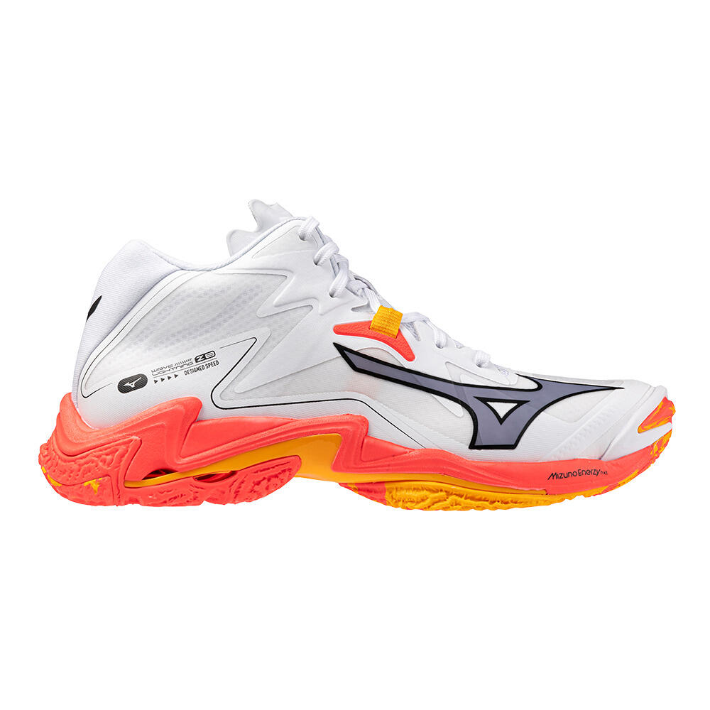 Mizuno - Chaussures Indoor Mizuno Wave Lightning Neo 3 Mid - Chaussures De Sport - Blanc - Decathlon