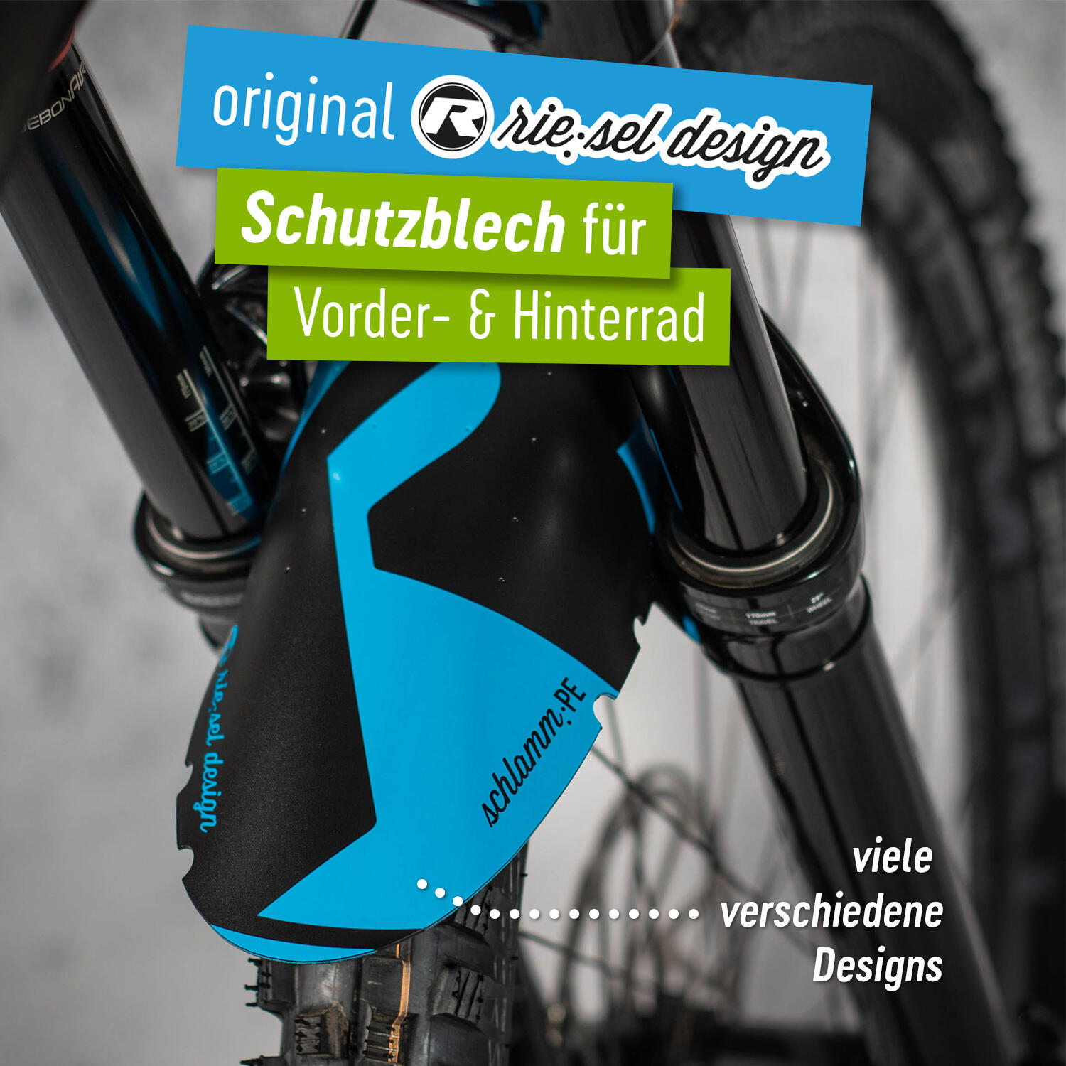 MTB Fahrrad Schutzblech Mudguard Vorne oder Hinten 20"/24"26"/27,5"/28" 3/8