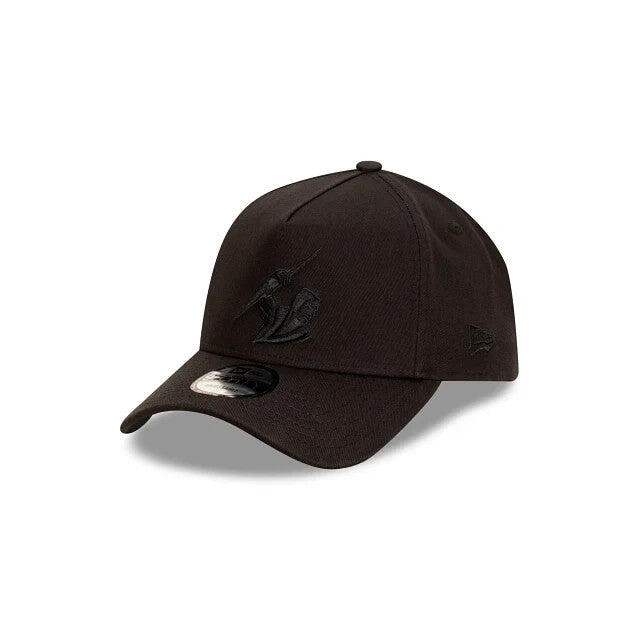 NRL Black on Black Cap - Melbourne Storm - Adult - Unisex - 9FORTY - Hat