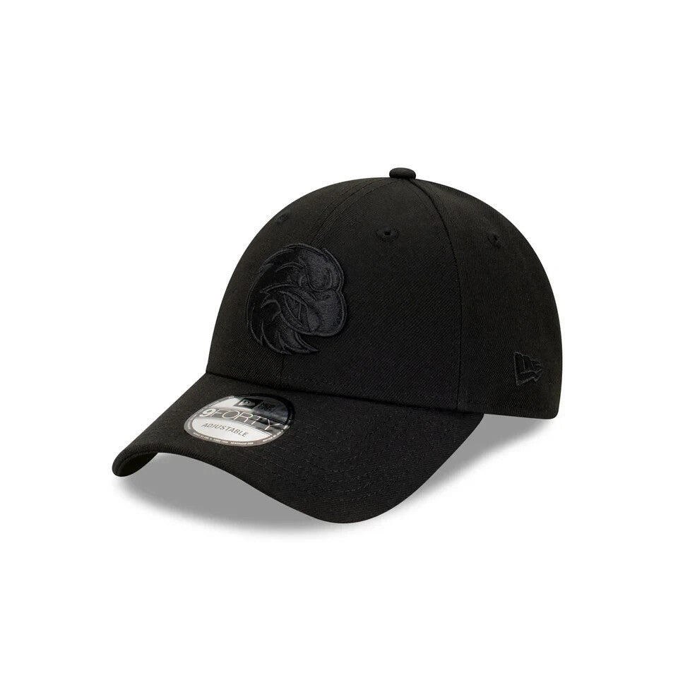 NRL Black on Black Cap - Manly Sea Eagles - Adult - Unisex - 9FORTY - Hat