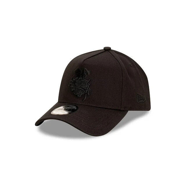 NRL Black on Black Cap - St George Illawarra Dragons - Adult -Unisex -9FORTY-Hat