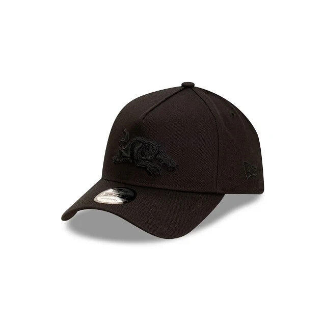 NRL Black on Black Cap - Penrith Panthers - Adult - Unisex - 9FORTY - Hat