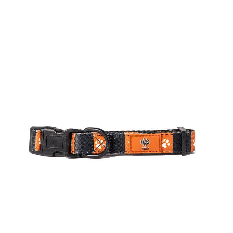 NRL Adjustable Dog Collar - West Tigers