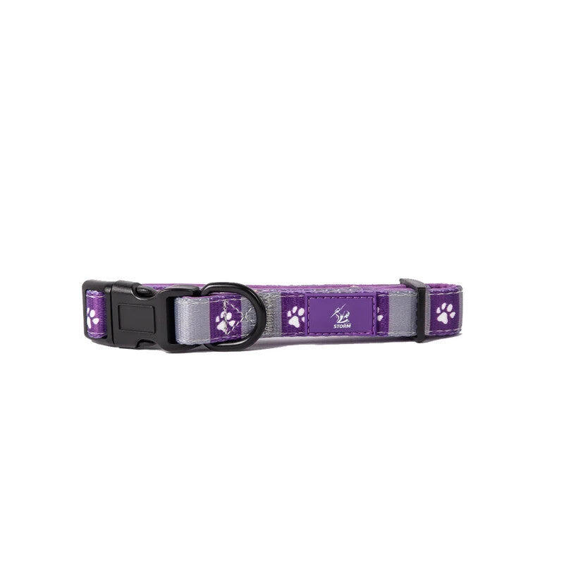 NRL Adjustable Dog Collar - Melbourne Storm