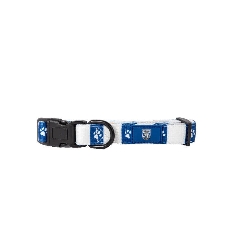 NRL Adjustable Dog Collar - Canterbury Bulldogs