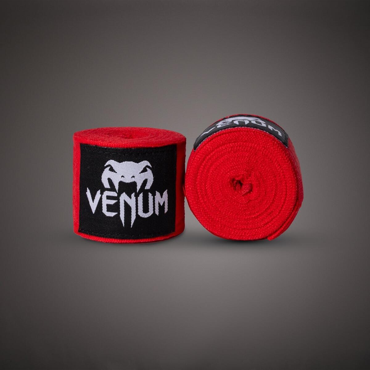 Boxerské bandáže značky VENUM KONTACT - 4,5 m - červené 1/4