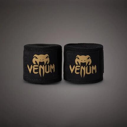 Boxbandagen Venum – Schwarz / Gold – 4,50 m