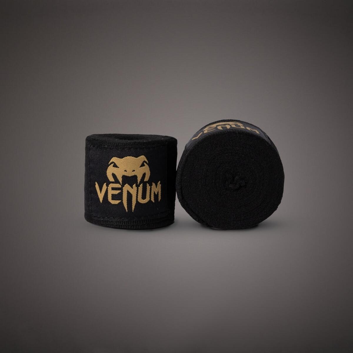 Boxing Hand Wraps Venum – Black / Gold – 4.5 m 4/4