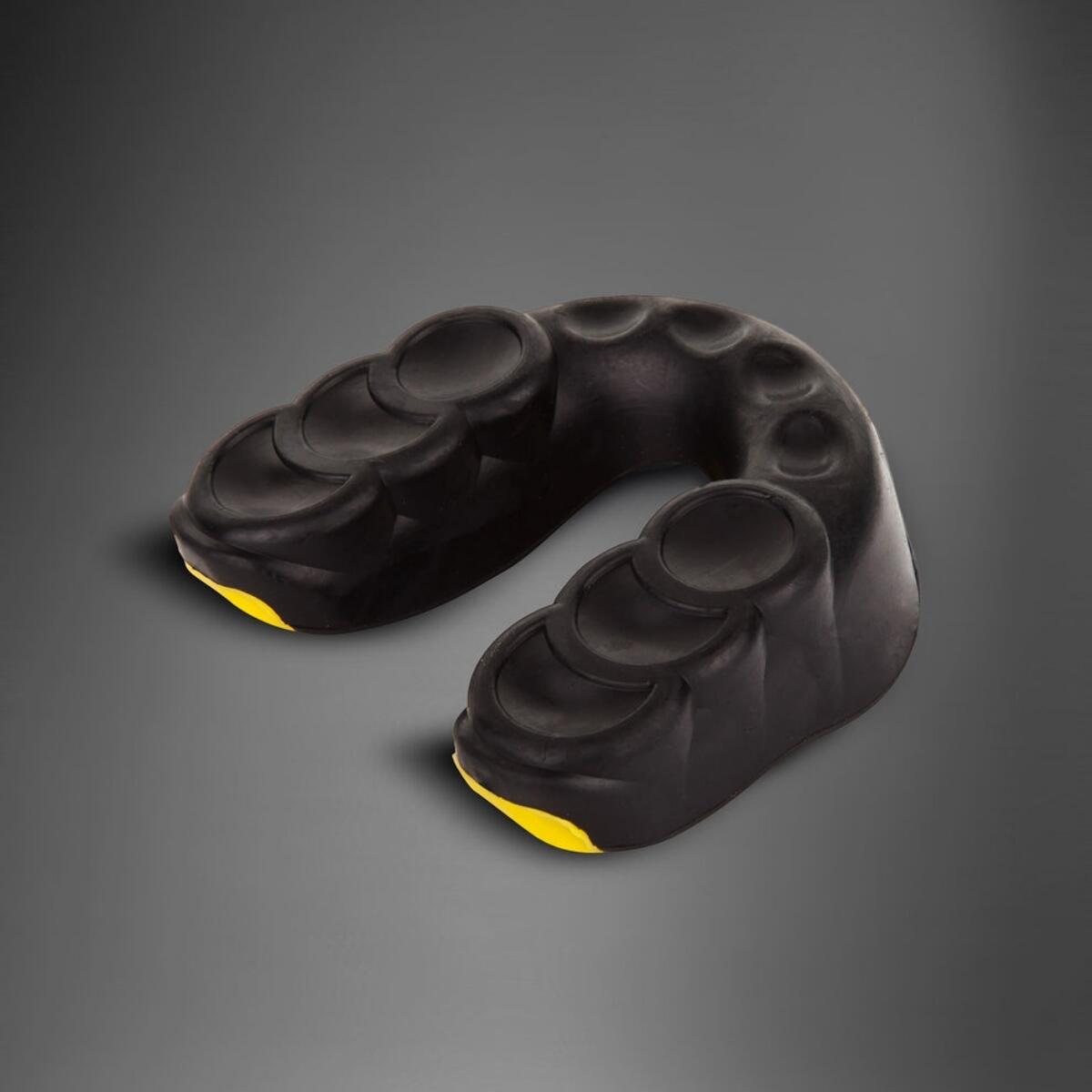 Protetor bucal Venum Challenger preto/amarelo 5/6