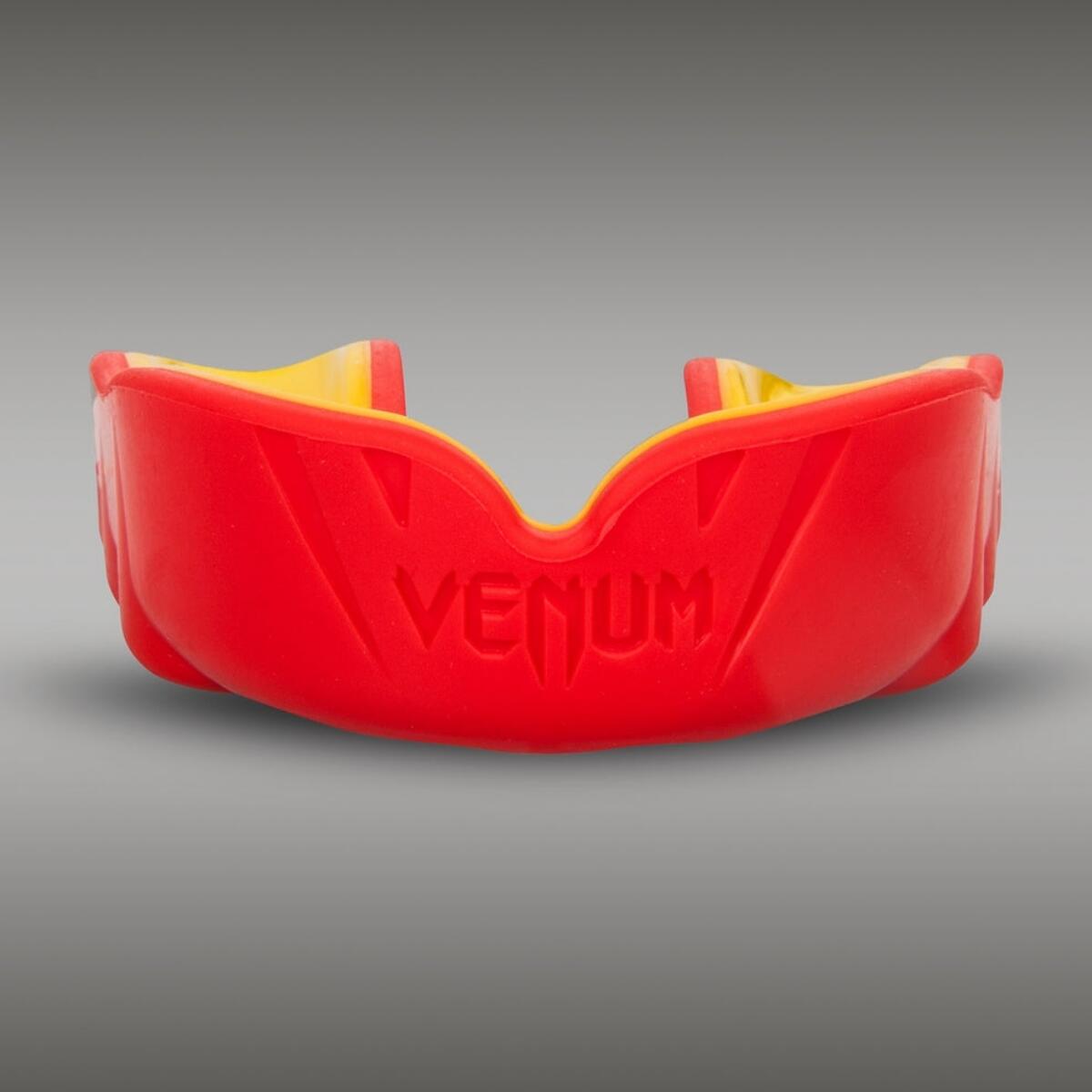 Protector bucal Venum Challenger rojo/amarillo 3/4