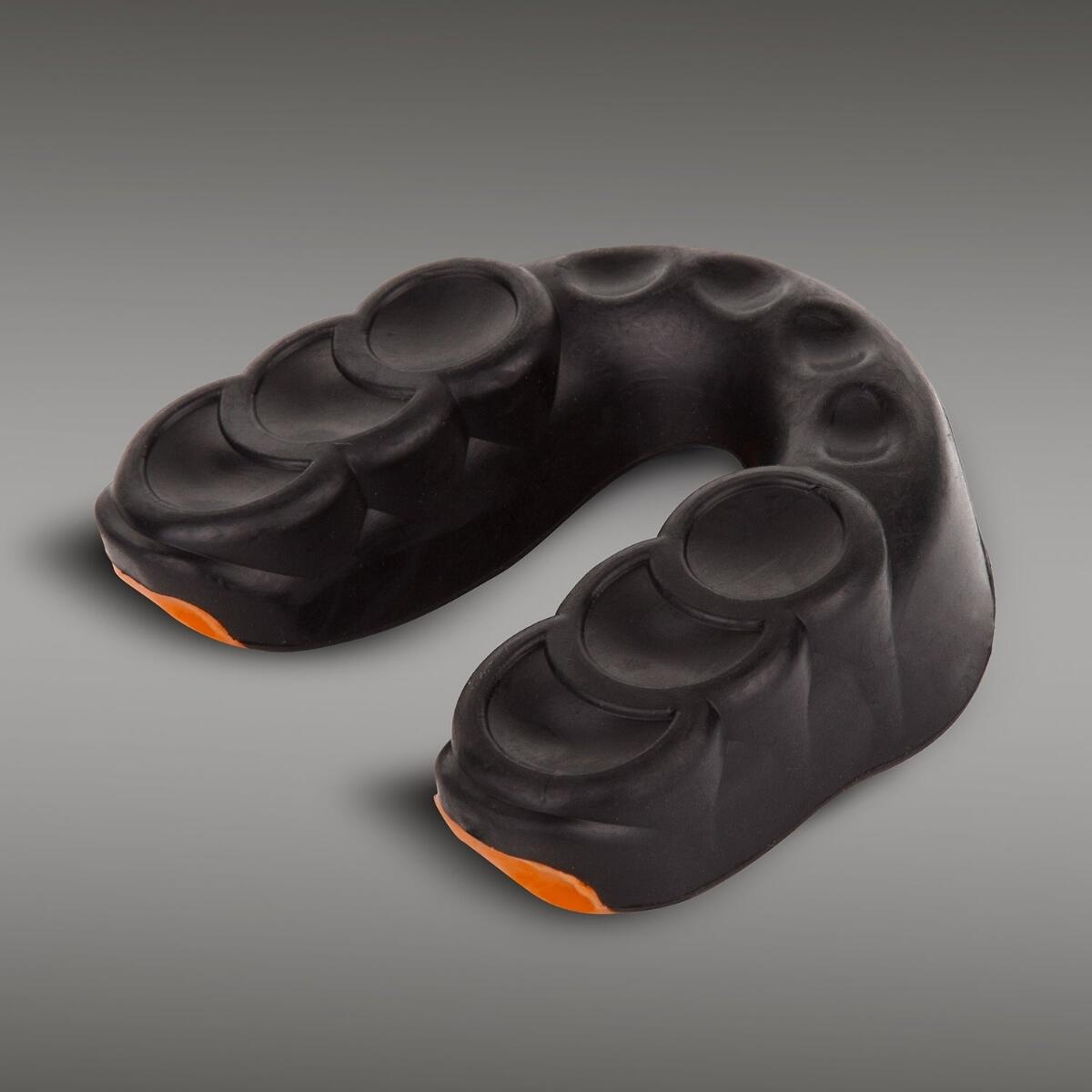 Protetor bucal Venum Challenger preto/laranja 3/6