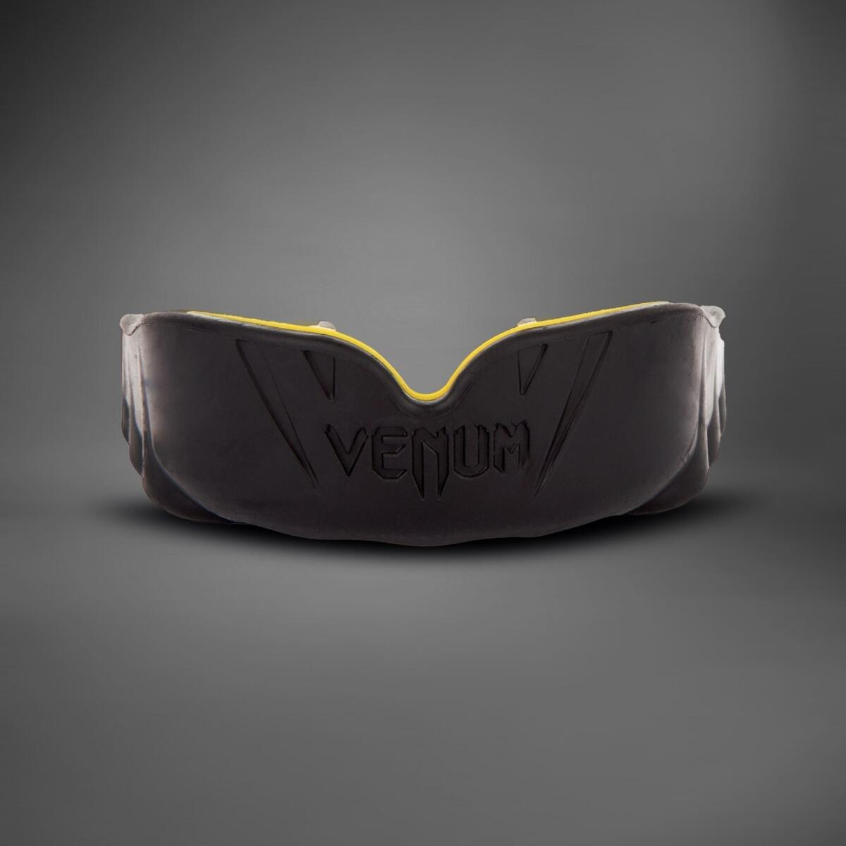 Protetor bucal Venum Challenger preto/amarelo 4/6