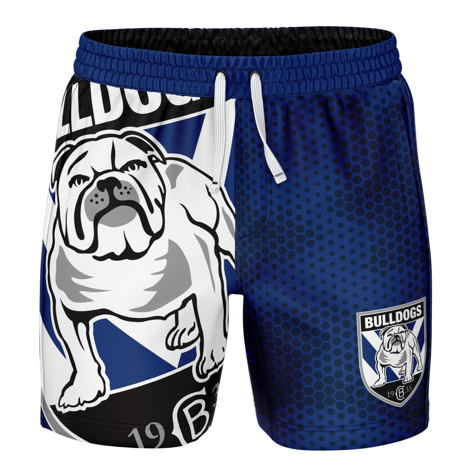 NRL 'Big Shot' Volley Shorts - Canterbury Bulldogs - Swim - Adult