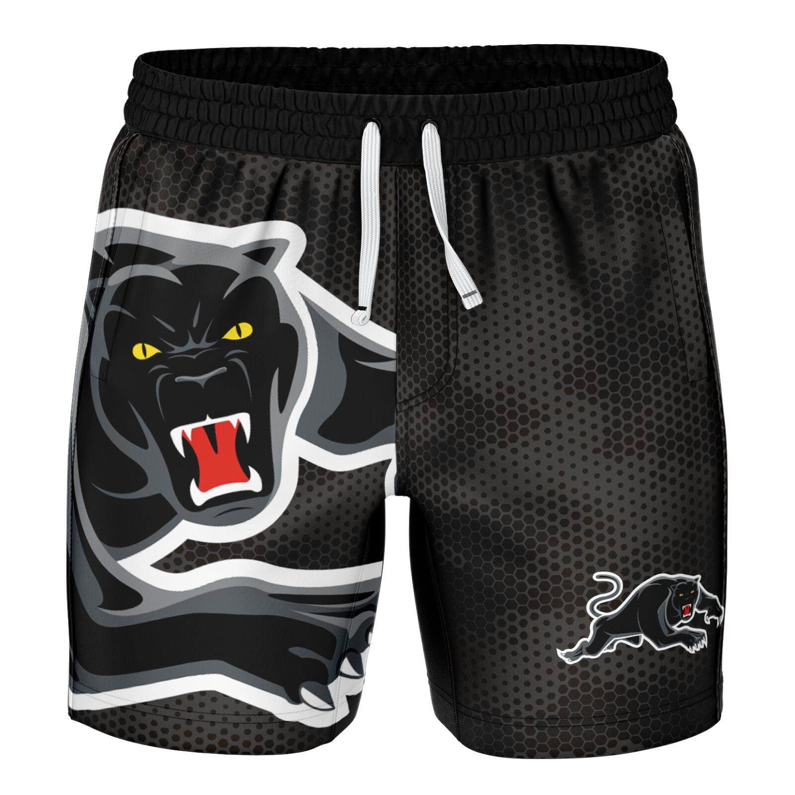 NRL 'Big Shot' Volley Shorts - Penrith Panthers - Swim - Adult