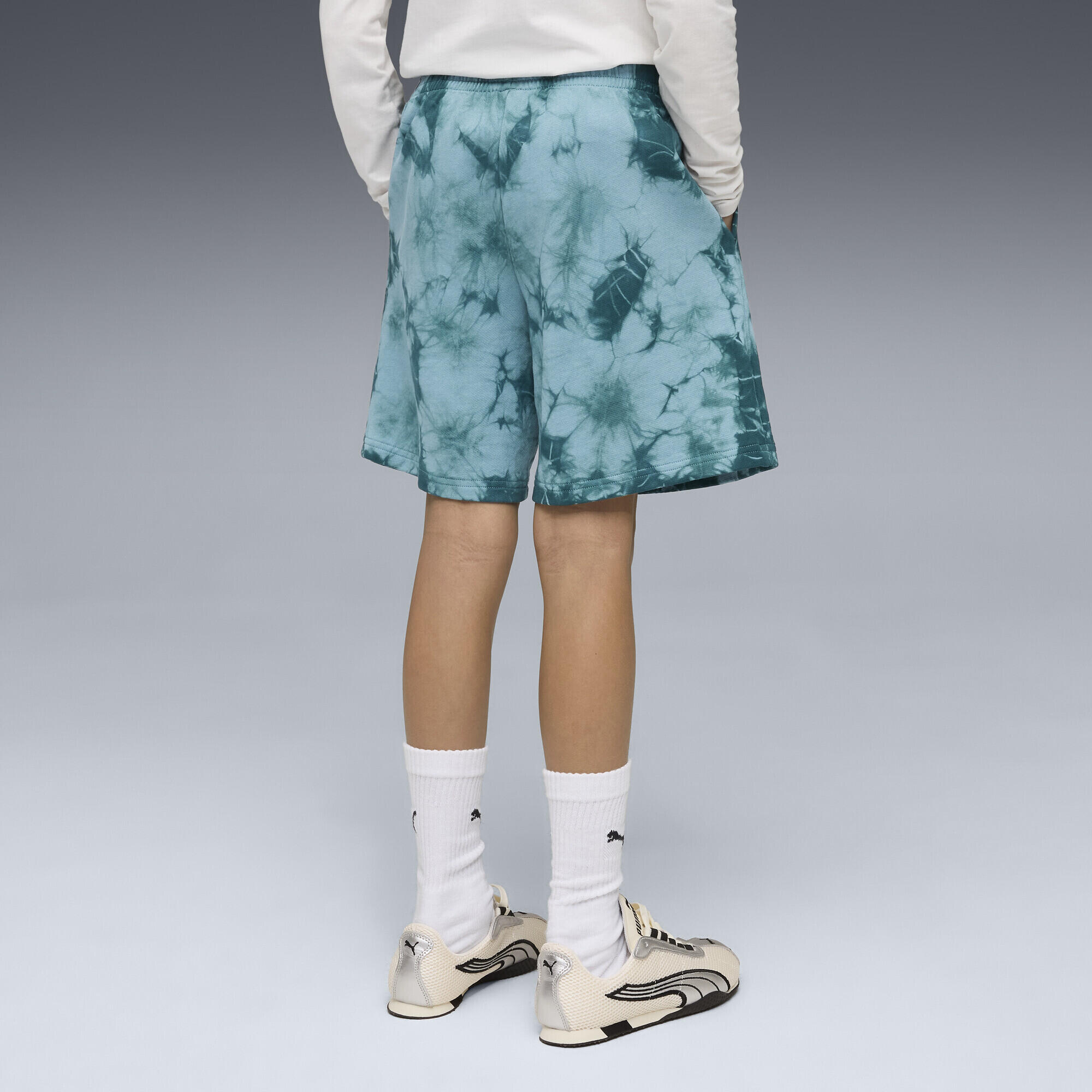 Calções infantil relaxado tie-dye Essentials PUMA 5/6