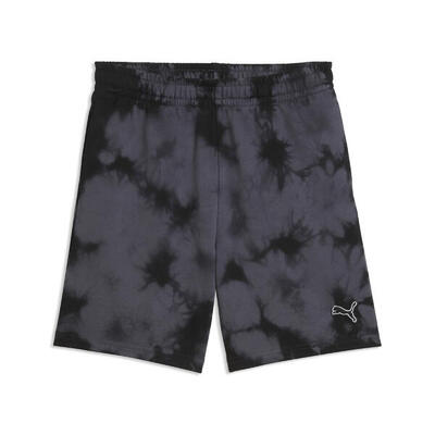 Essentials relaxte tie-dye short voor jongeren puma